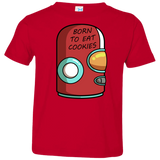 T-Shirts Red / 2T Final Space Gary Born To Eat Cookies Toddler Premium T-Shirt