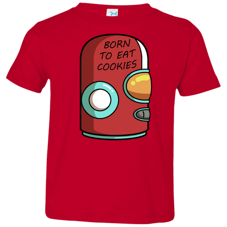 T-Shirts Red / 2T Final Space Gary Born To Eat Cookies Toddler Premium T-Shirt