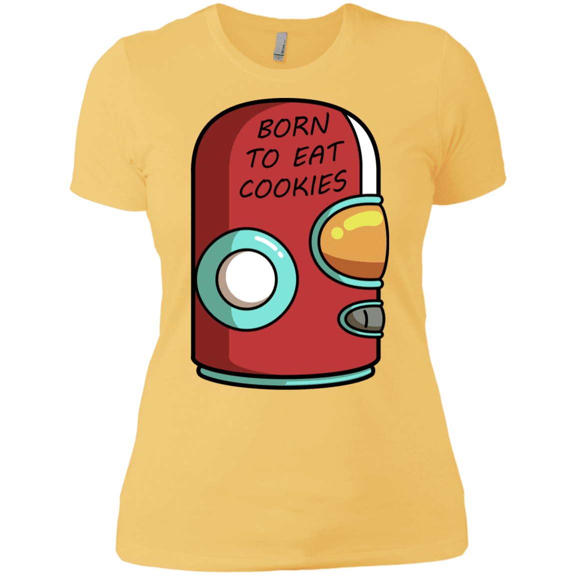 T-Shirts Banana Cream/ / X-Small Final Space Gary Born To Eat Cookies Women's Premium T-Shirt