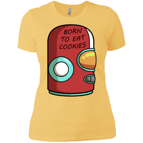 T-Shirts Banana Cream/ / X-Small Final Space Gary Born To Eat Cookies Women's Premium T-Shirt