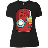 T-Shirts Black / X-Small Final Space Gary Born To Eat Cookies Women's Premium T-Shirt