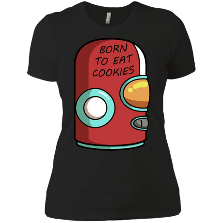 T-Shirts Black / X-Small Final Space Gary Born To Eat Cookies Women's Premium T-Shirt