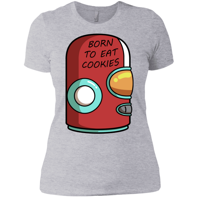 T-Shirts Heather Grey / X-Small Final Space Gary Born To Eat Cookies Women's Premium T-Shirt