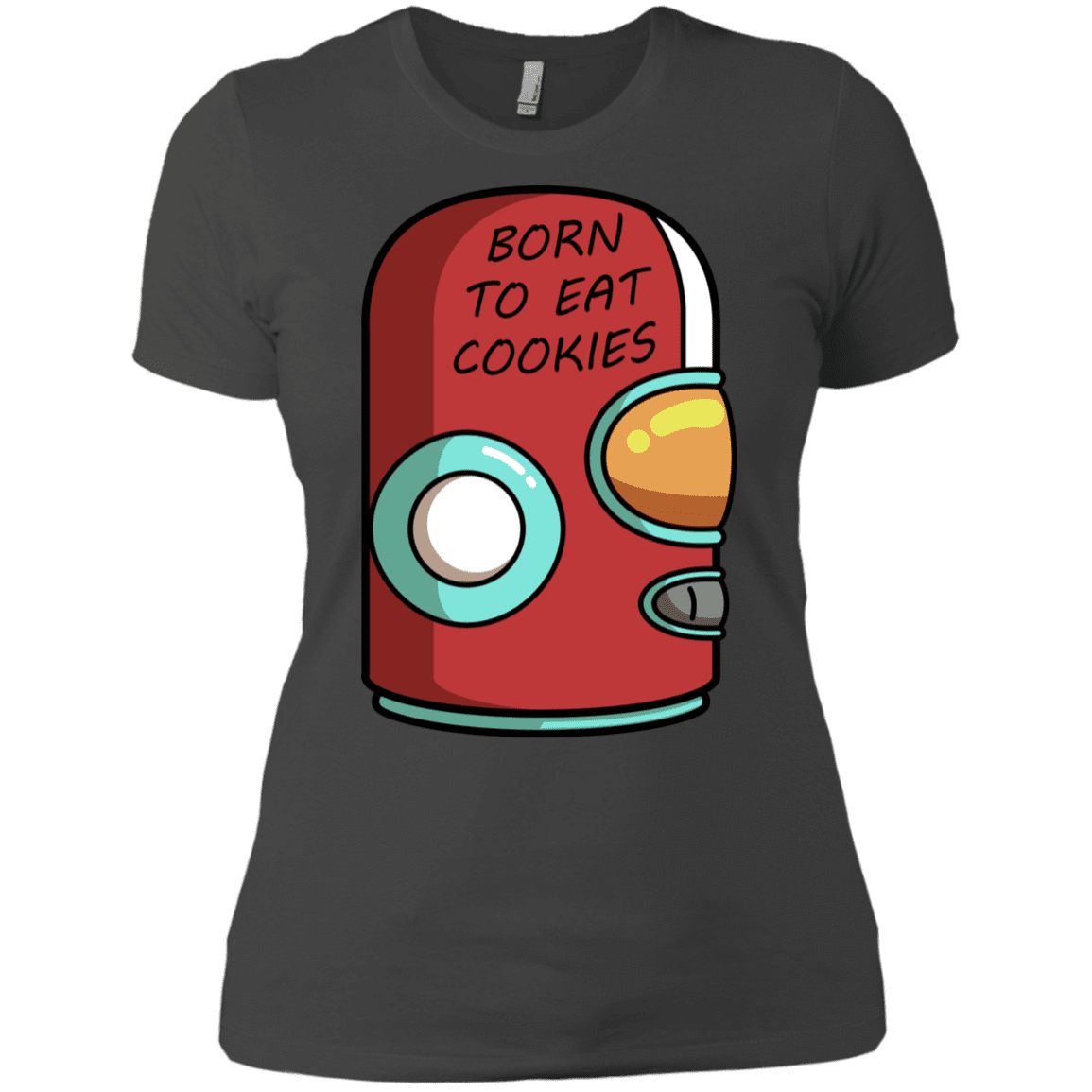T-Shirts Heavy Metal / X-Small Final Space Gary Born To Eat Cookies Women's Premium T-Shirt
