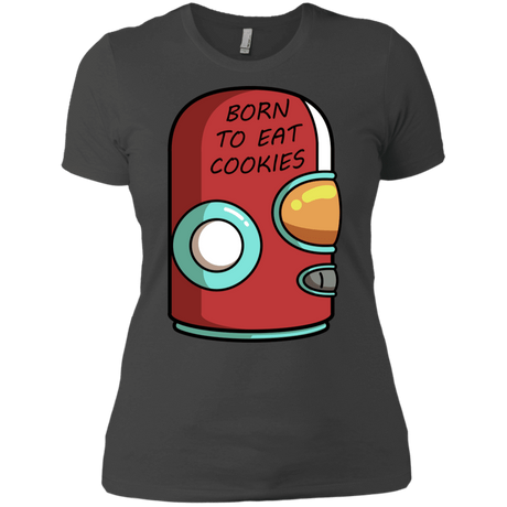 T-Shirts Heavy Metal / X-Small Final Space Gary Born To Eat Cookies Women's Premium T-Shirt