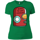 T-Shirts Kelly Green / X-Small Final Space Gary Born To Eat Cookies Women's Premium T-Shirt
