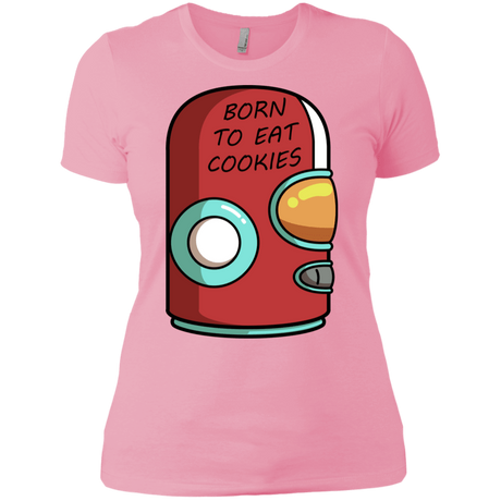 T-Shirts Light Pink / X-Small Final Space Gary Born To Eat Cookies Women's Premium T-Shirt