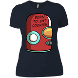 T-Shirts Midnight Navy / X-Small Final Space Gary Born To Eat Cookies Women's Premium T-Shirt