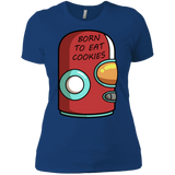 T-Shirts Royal / X-Small Final Space Gary Born To Eat Cookies Women's Premium T-Shirt