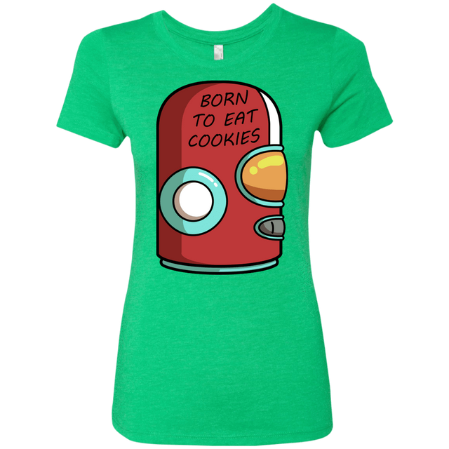 T-Shirts Envy / S Final Space Gary Born To Eat Cookies Women's Triblend T-Shirt