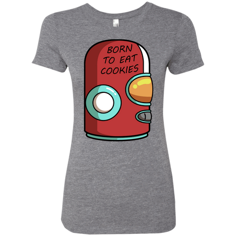 T-Shirts Premium Heather / S Final Space Gary Born To Eat Cookies Women's Triblend T-Shirt
