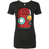 T-Shirts Vintage Black / S Final Space Gary Born To Eat Cookies Women's Triblend T-Shirt