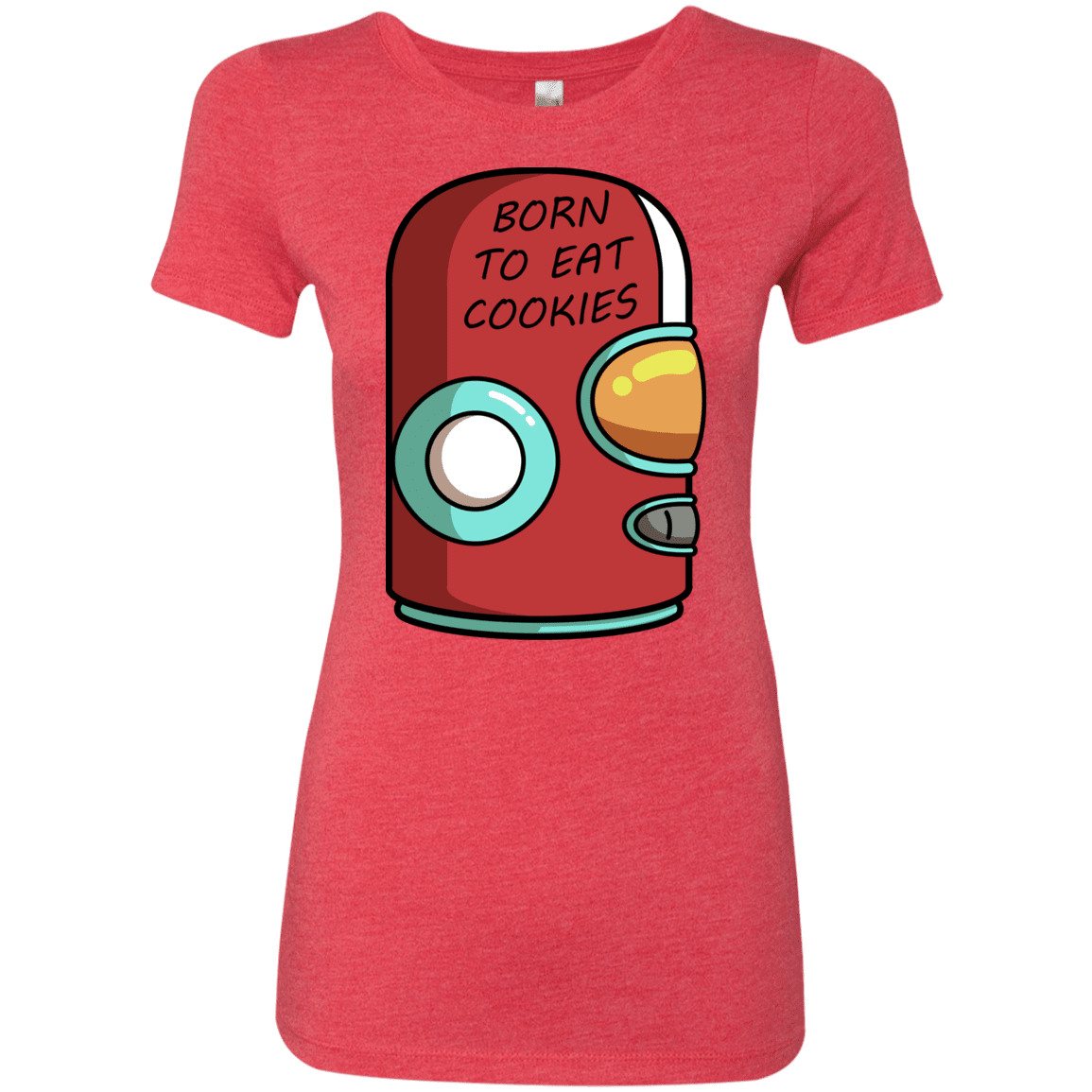 T-Shirts Vintage Red / S Final Space Gary Born To Eat Cookies Women's Triblend T-Shirt