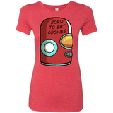 T-Shirts Vintage Red / S Final Space Gary Born To Eat Cookies Women's Triblend T-Shirt