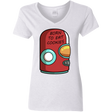 T-Shirts White / S Final Space Gary Born To Eat Cookies Women's V-Neck T-Shirt