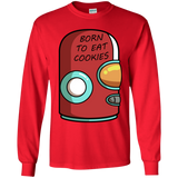 T-Shirts Red / YS Final Space Gary Born To Eat Cookies Youth Long Sleeve T-Shirt