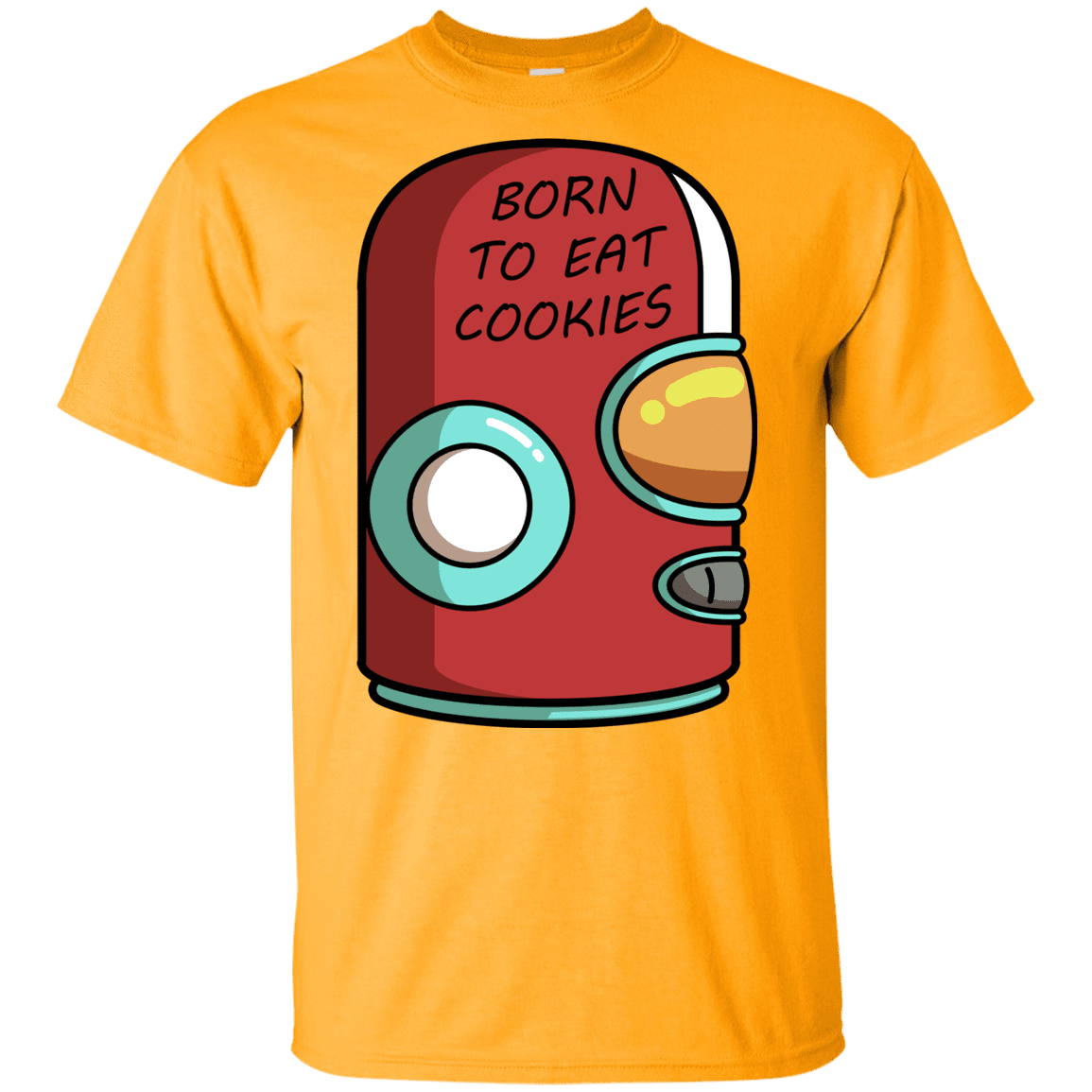 T-Shirts Gold / YXS Final Space Gary Born To Eat Cookies Youth T-Shirt