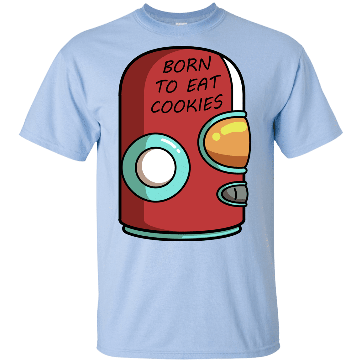 T-Shirts Light Blue / YXS Final Space Gary Born To Eat Cookies Youth T-Shirt