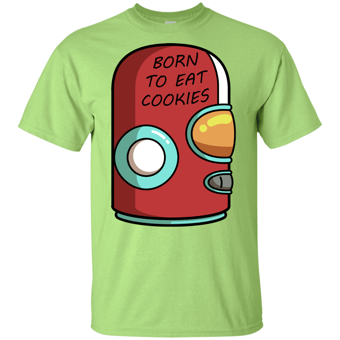 T-Shirts Mint Green / YXS Final Space Gary Born To Eat Cookies Youth T-Shirt