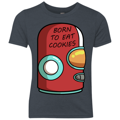 T-Shirts Vintage Navy / YXS Final Space Gary Born To Eat Cookies Youth Triblend T-Shirt