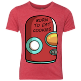 T-Shirts Vintage Red / YXS Final Space Gary Born To Eat Cookies Youth Triblend T-Shirt