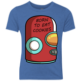 T-Shirts Vintage Royal / YXS Final Space Gary Born To Eat Cookies Youth Triblend T-Shirt