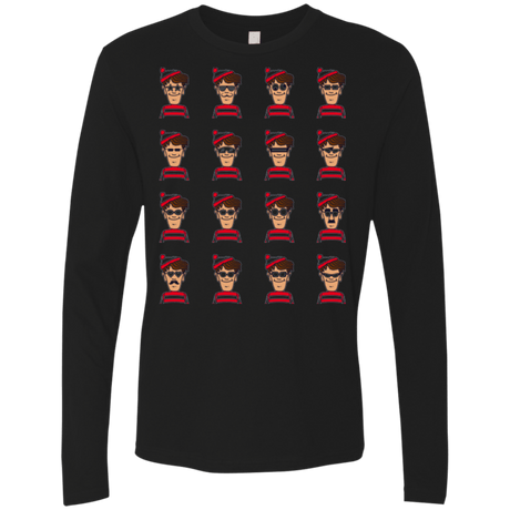 T-Shirts Black / Small Find Him Men's Premium Long Sleeve