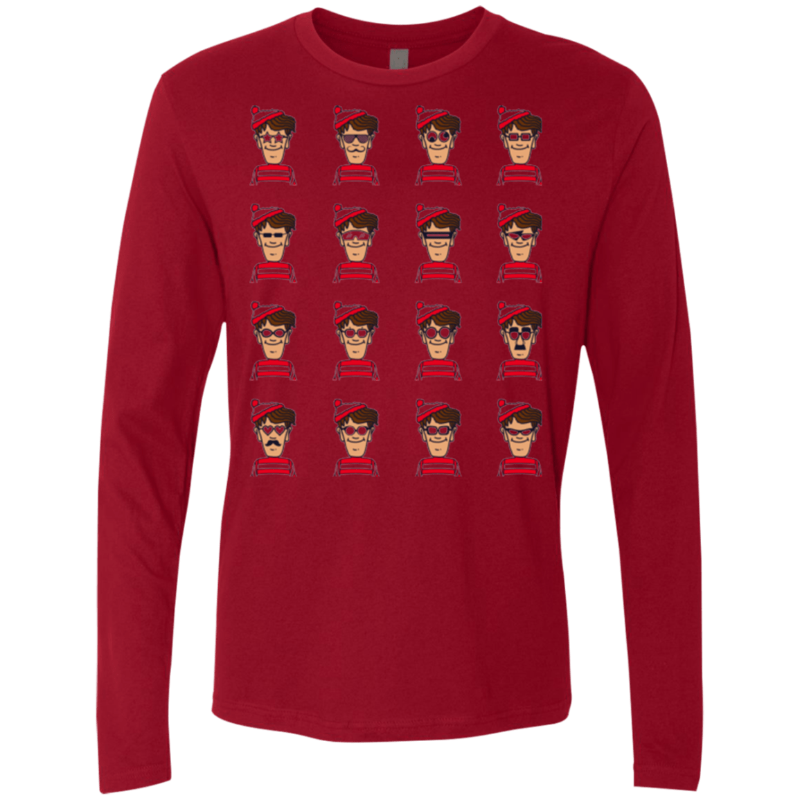 T-Shirts Cardinal / Small Find Him Men's Premium Long Sleeve