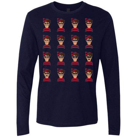 T-Shirts Midnight Navy / Small Find Him Men's Premium Long Sleeve