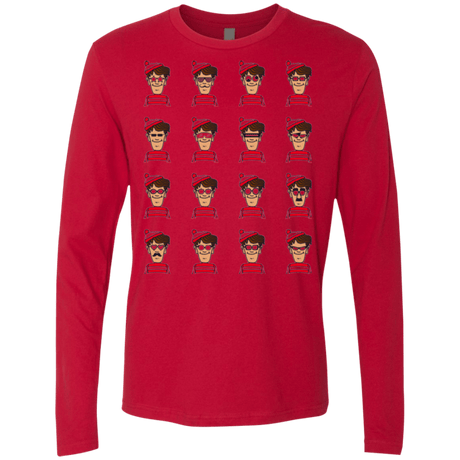 T-Shirts Red / Small Find Him Men's Premium Long Sleeve