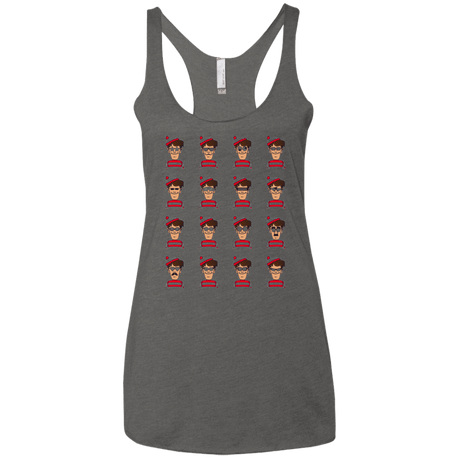 T-Shirts Premium Heather / X-Small Find Him Women's Triblend Racerback Tank