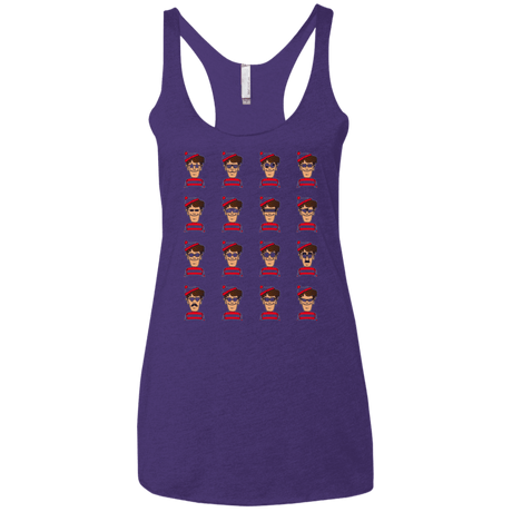 Find Him Women's Triblend Racerback Tank