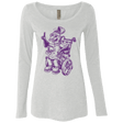 T-Shirts Heather White / Small Finklesworth Women's Triblend Long Sleeve Shirt