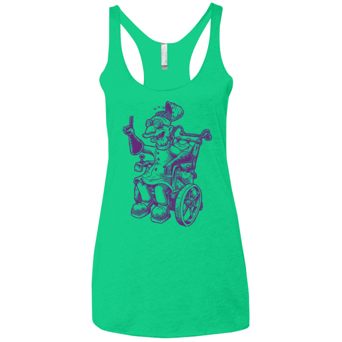 T-Shirts Envy / X-Small Finklesworth Women's Triblend Racerback Tank