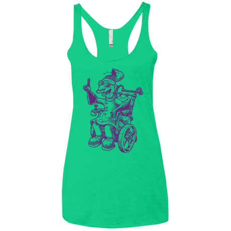 T-Shirts Envy / X-Small Finklesworth Women's Triblend Racerback Tank