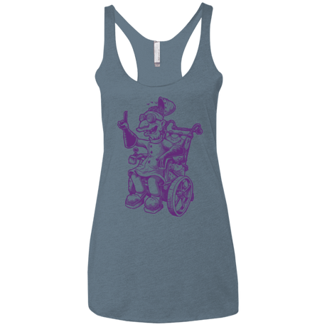 T-Shirts Indigo / X-Small Finklesworth Women's Triblend Racerback Tank