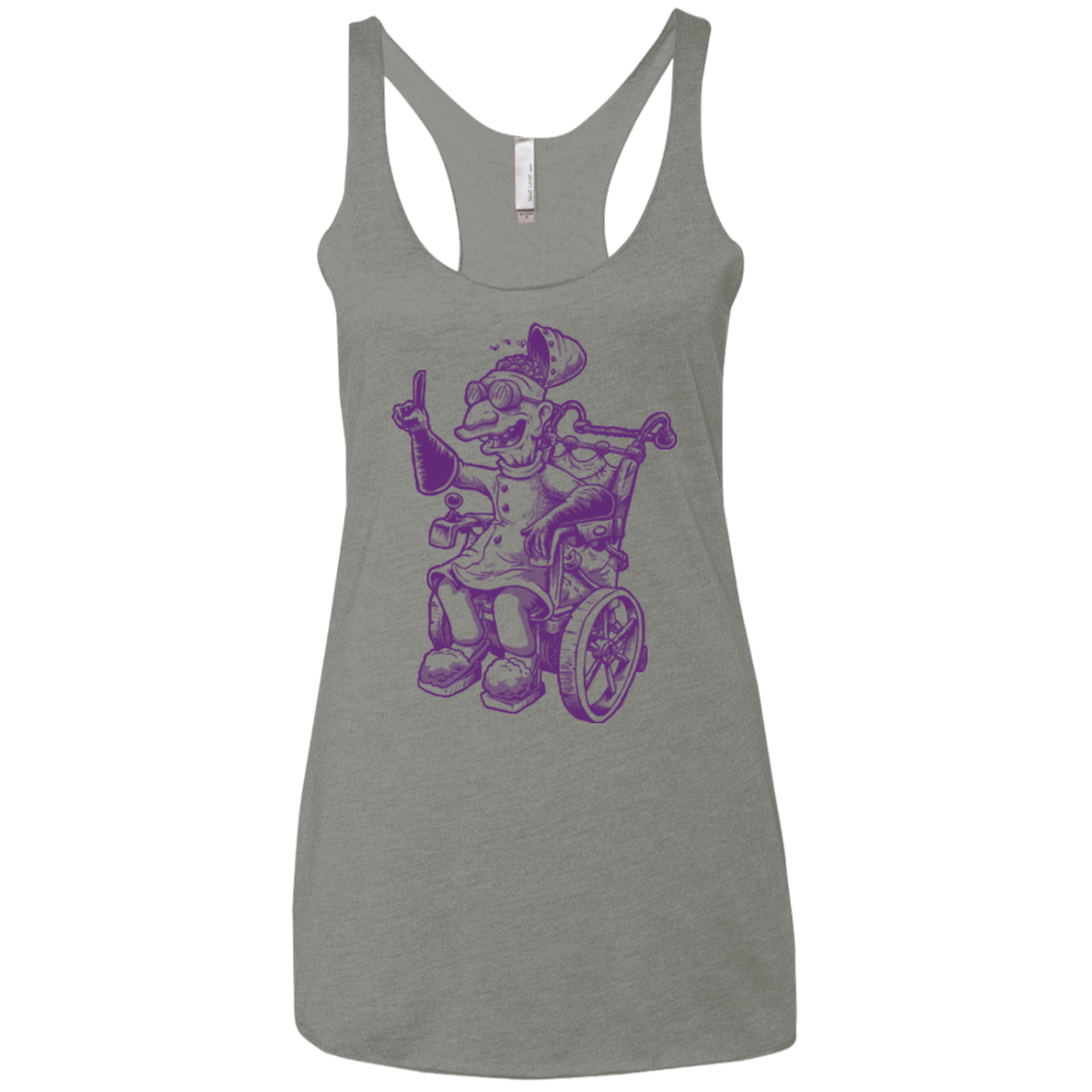 T-Shirts Venetian Grey / X-Small Finklesworth Women's Triblend Racerback Tank