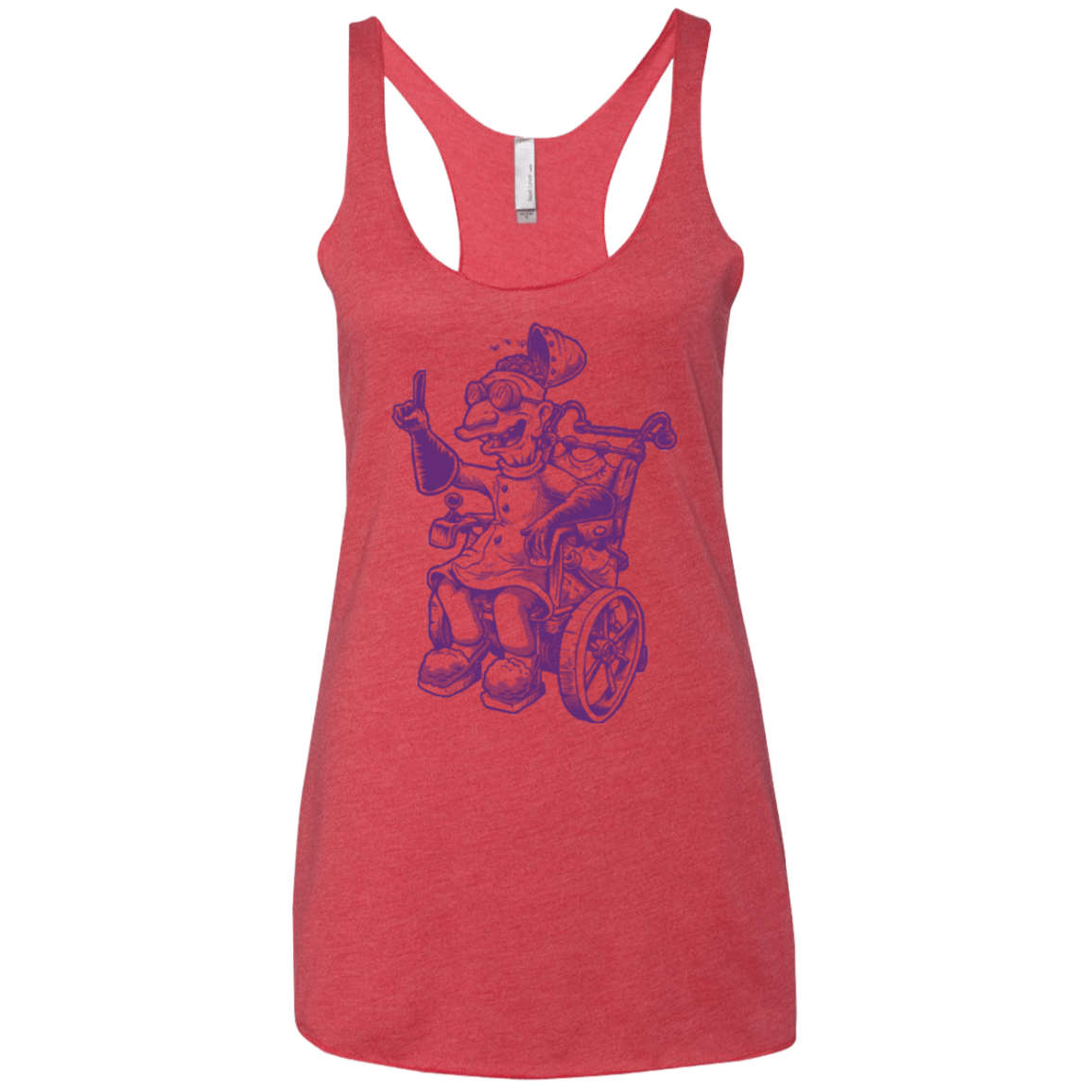 T-Shirts Vintage Red / X-Small Finklesworth Women's Triblend Racerback Tank