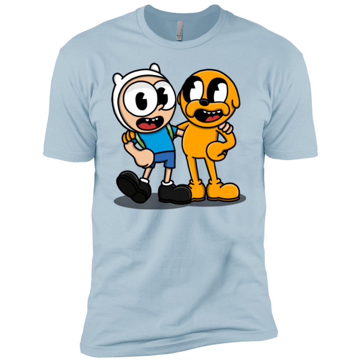 T-Shirts Light Blue / YXS Finnhead and Jakeman Boys Premium T-Shirt