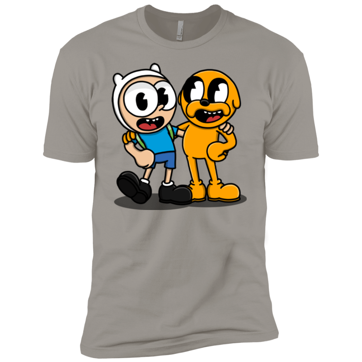 T-Shirts Light Grey / YXS Finnhead and Jakeman Boys Premium T-Shirt