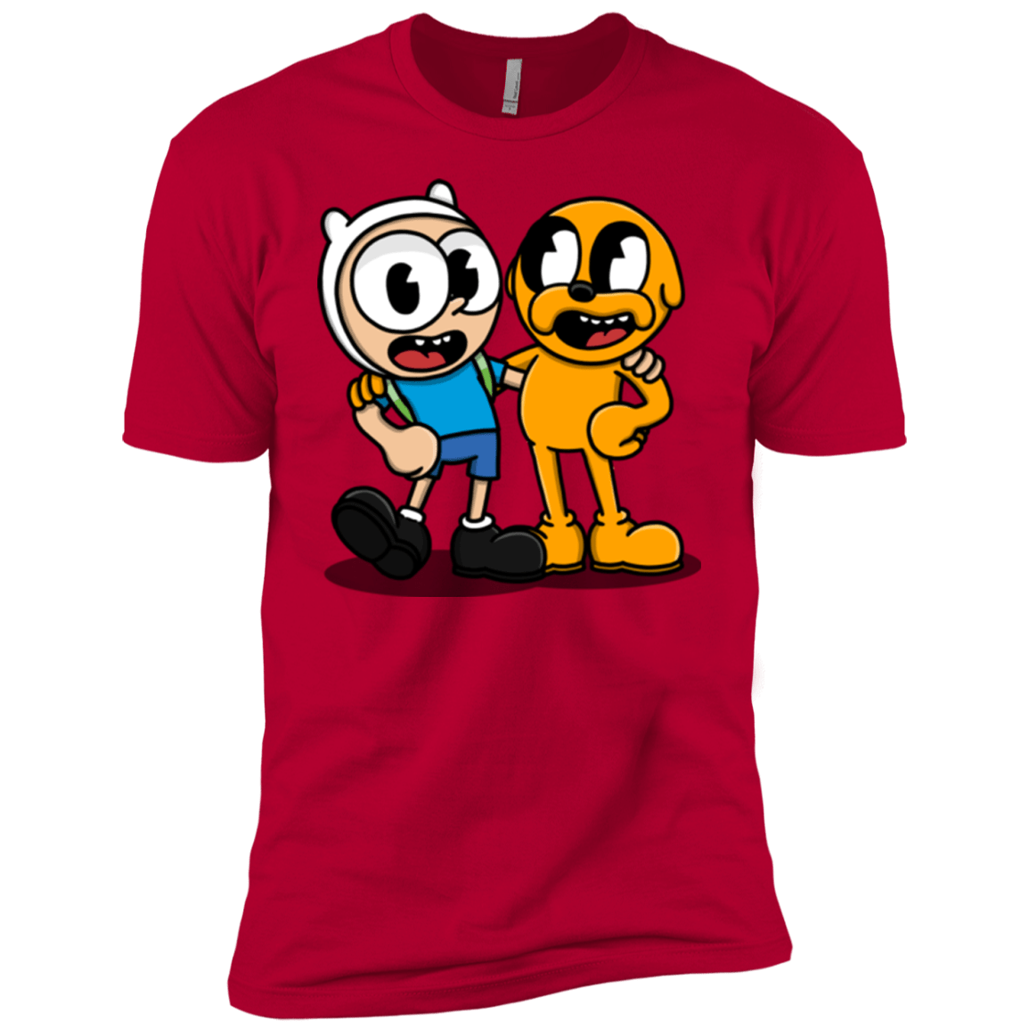 T-Shirts Red / YXS Finnhead and Jakeman Boys Premium T-Shirt