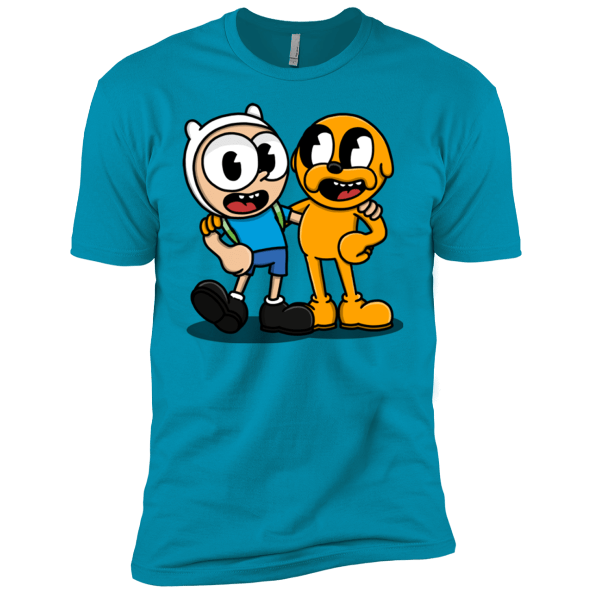 T-Shirts Turquoise / YXS Finnhead and Jakeman Boys Premium T-Shirt