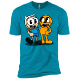 T-Shirts Turquoise / YXS Finnhead and Jakeman Boys Premium T-Shirt