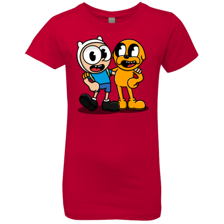 T-Shirts Red / YXS Finnhead and Jakeman Girls Premium T-Shirt