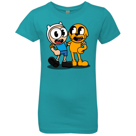 T-Shirts Tahiti Blue / YXS Finnhead and Jakeman Girls Premium T-Shirt