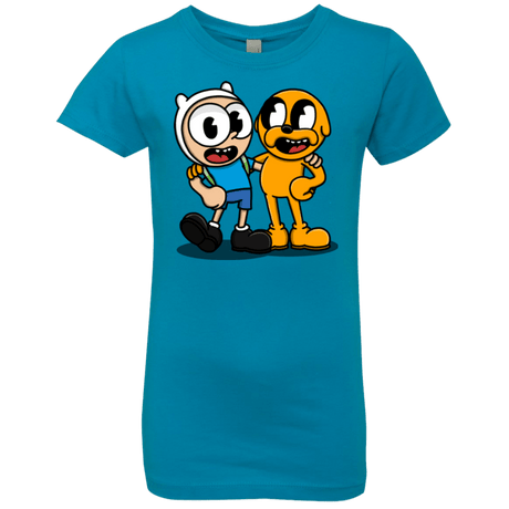 T-Shirts Turquoise / YXS Finnhead and Jakeman Girls Premium T-Shirt