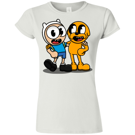 T-Shirts White / S Finnhead and Jakeman Junior Slimmer-Fit T-Shirt