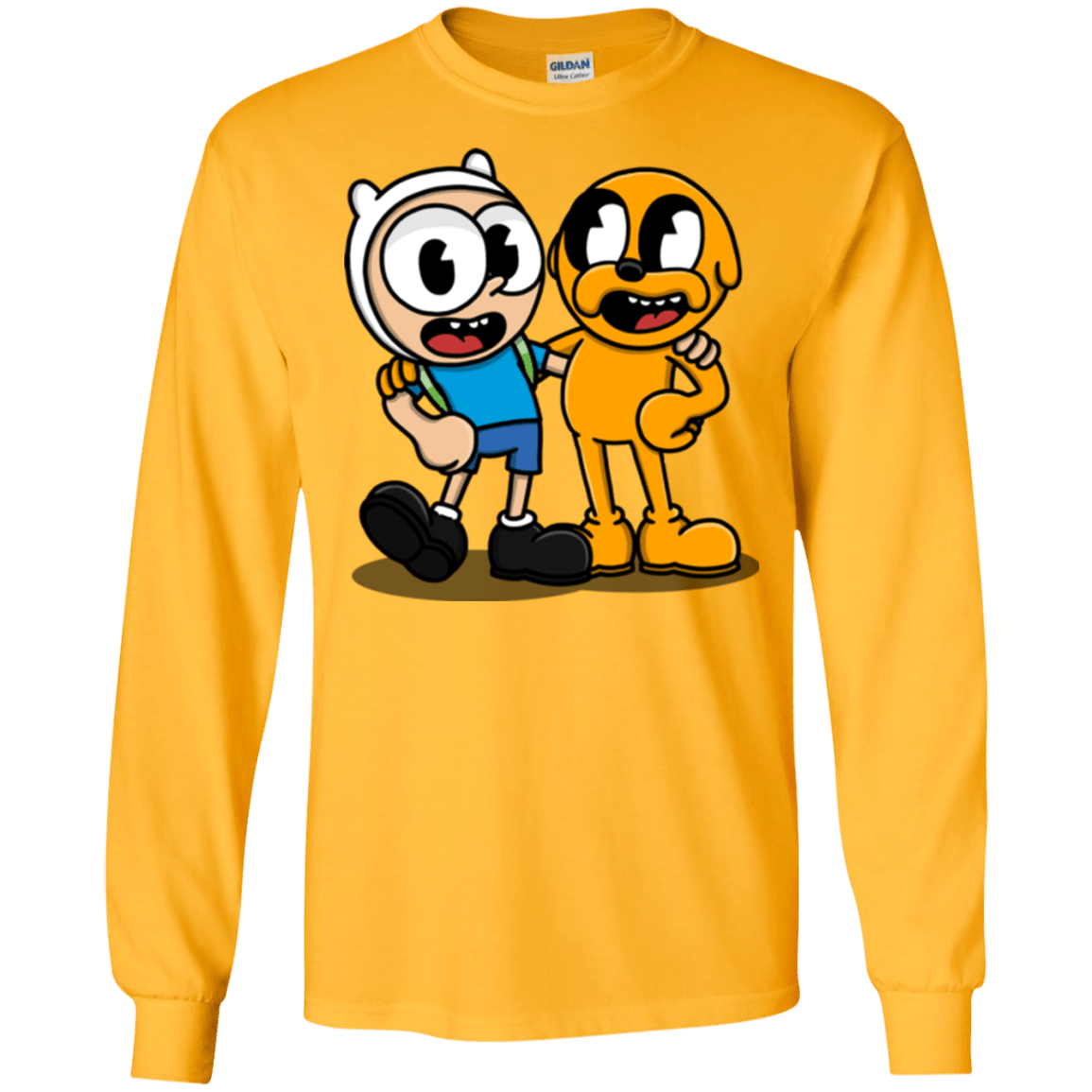 T-Shirts Gold / S Finnhead and Jakeman Men's Long Sleeve T-Shirt