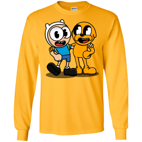 T-Shirts Gold / S Finnhead and Jakeman Men's Long Sleeve T-Shirt