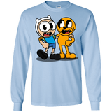 T-Shirts Light Blue / S Finnhead and Jakeman Men's Long Sleeve T-Shirt